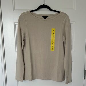 Banana Republic Taupe Long Sleeve Top